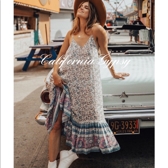 RESTOCKING🎉Western Chic Boho Floral Sun Dress - Picture 3 of 12